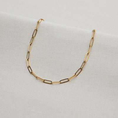 Paperclip Choker Kette