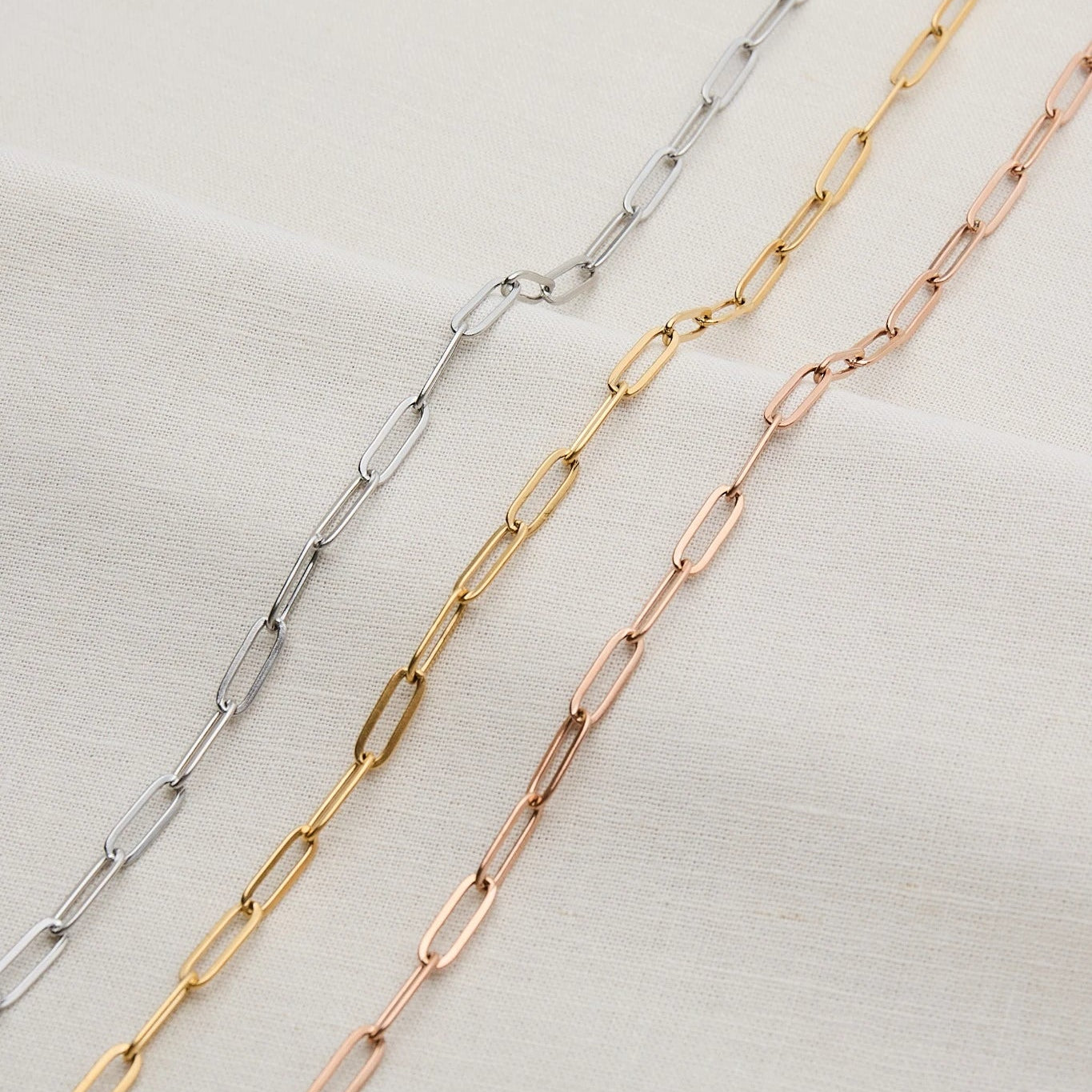 Paperclip Choker Kette