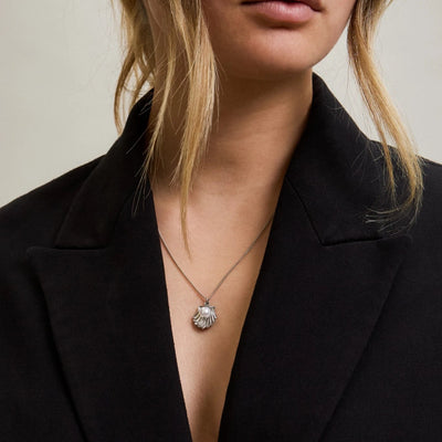 Kette Muschel Perle