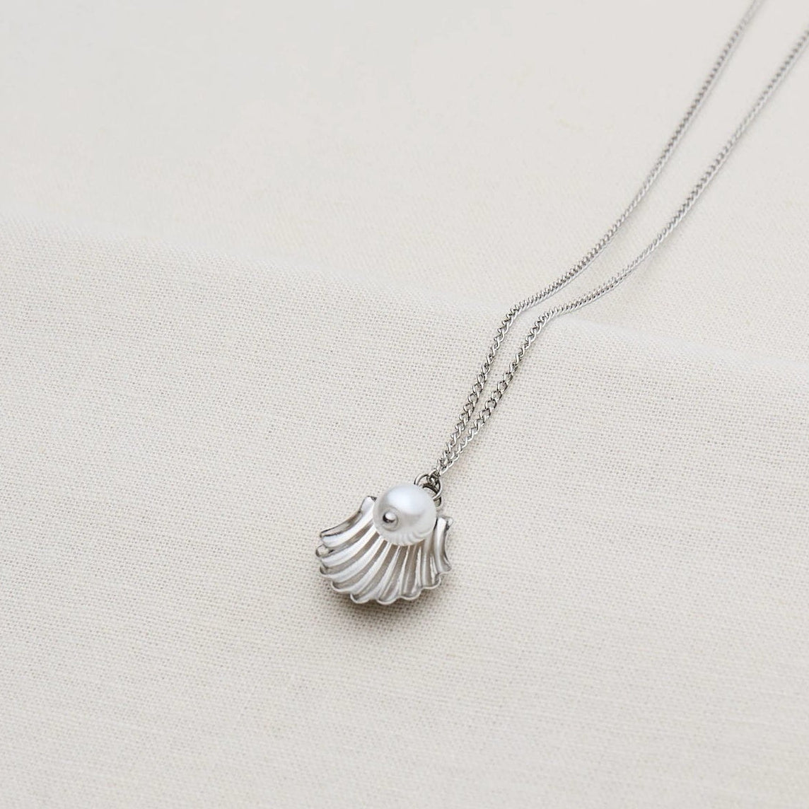 Kette Muschel Perle