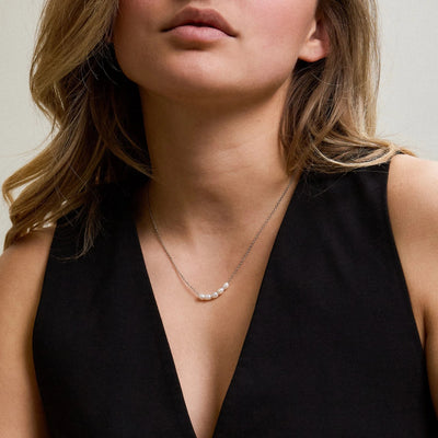 Kette mit Süßwasser Perlen