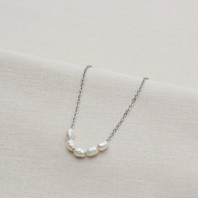 Kette mit Süßwasser Perlen