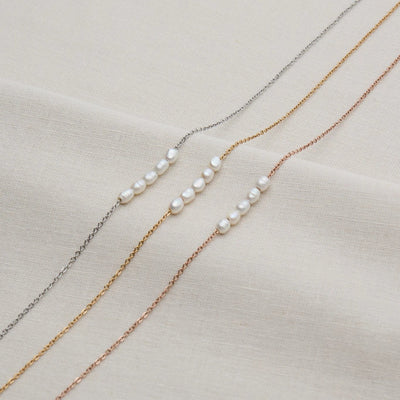 Kette mit Süßwasser Perlen