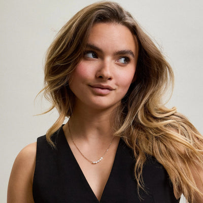 Kette mit Süßwasser Perlen