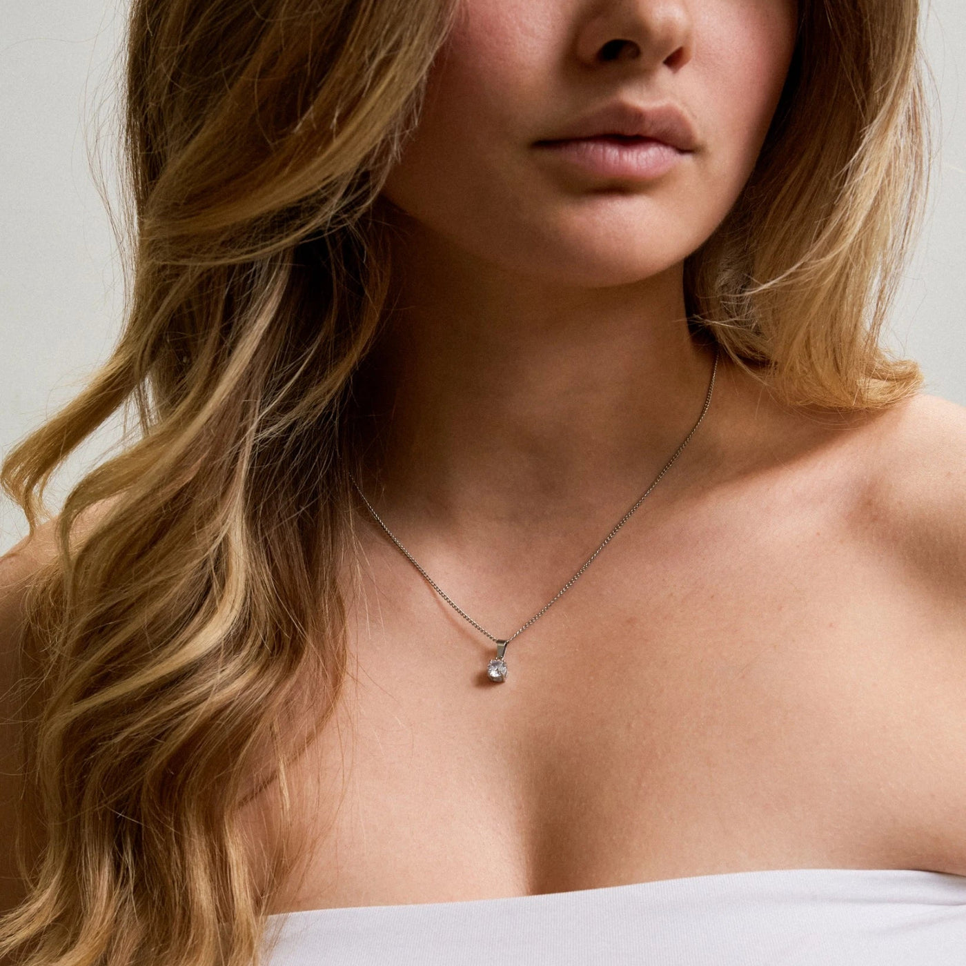 Kette Solitär Diamant