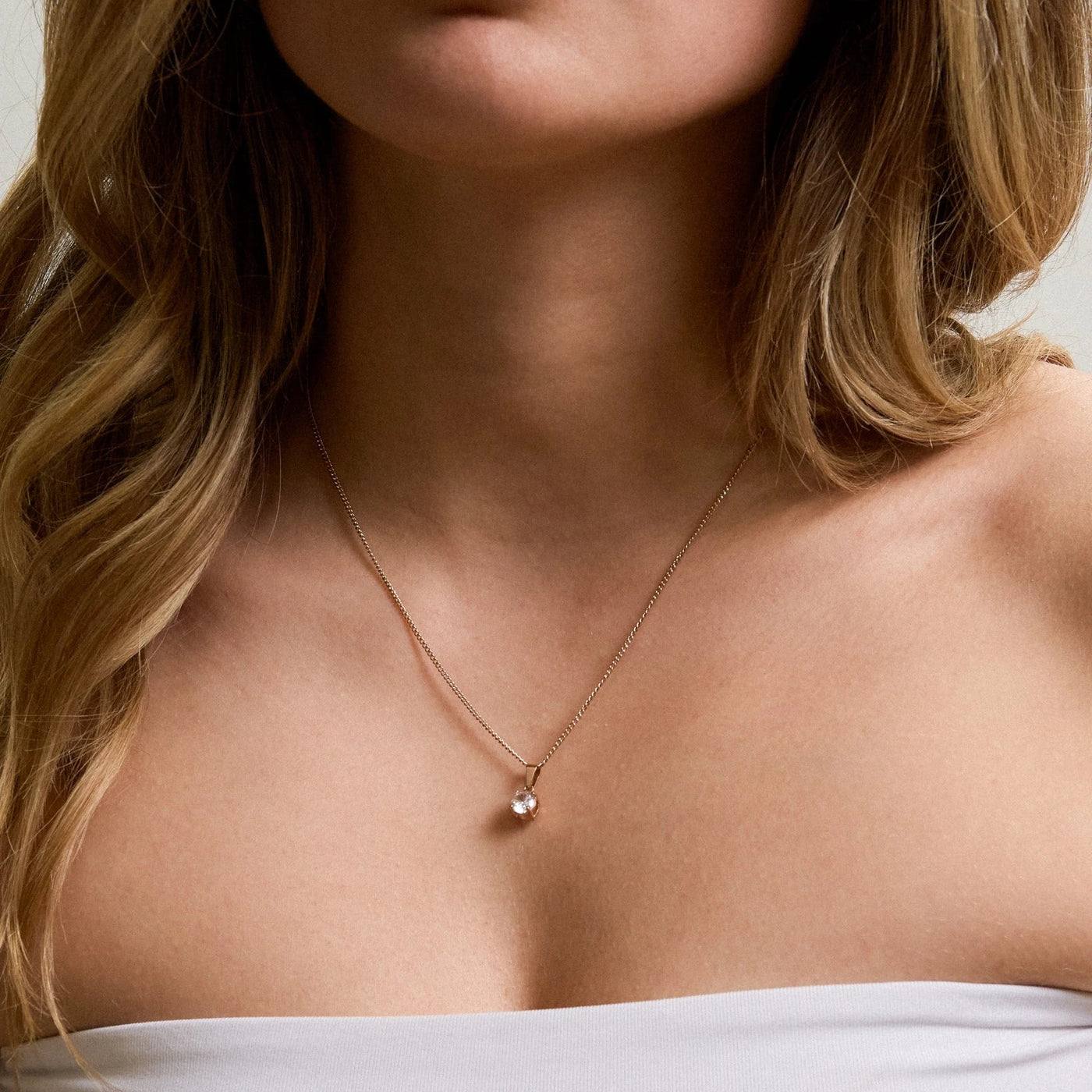 Kette Solitär Diamant