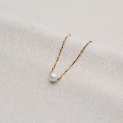 Kette mit Solitär Perle