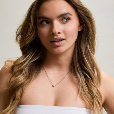 Kette mit Solitär Perle