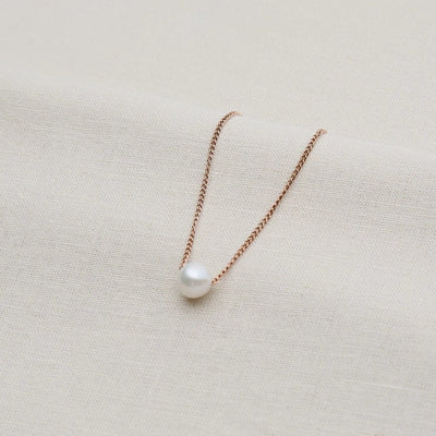 Kette mit Solitär Perle