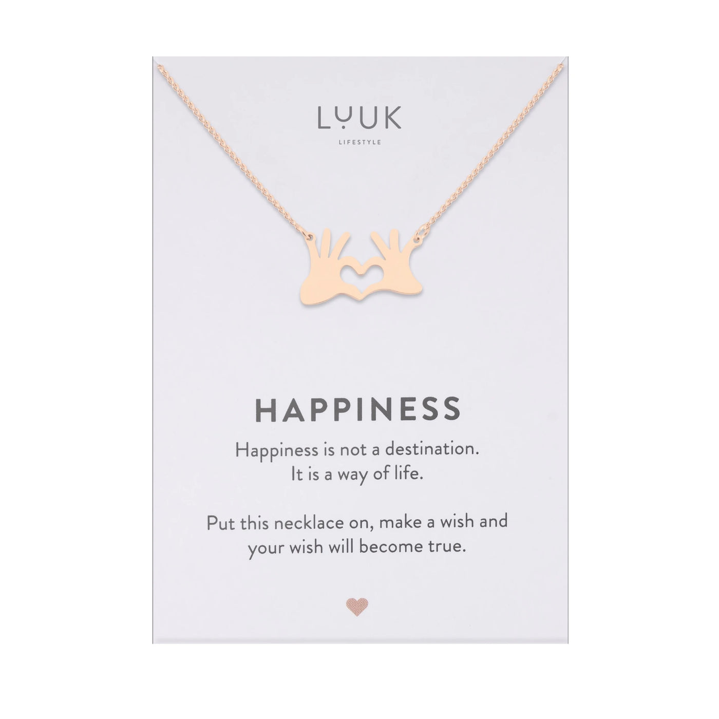 Kette mit Herz-Hände