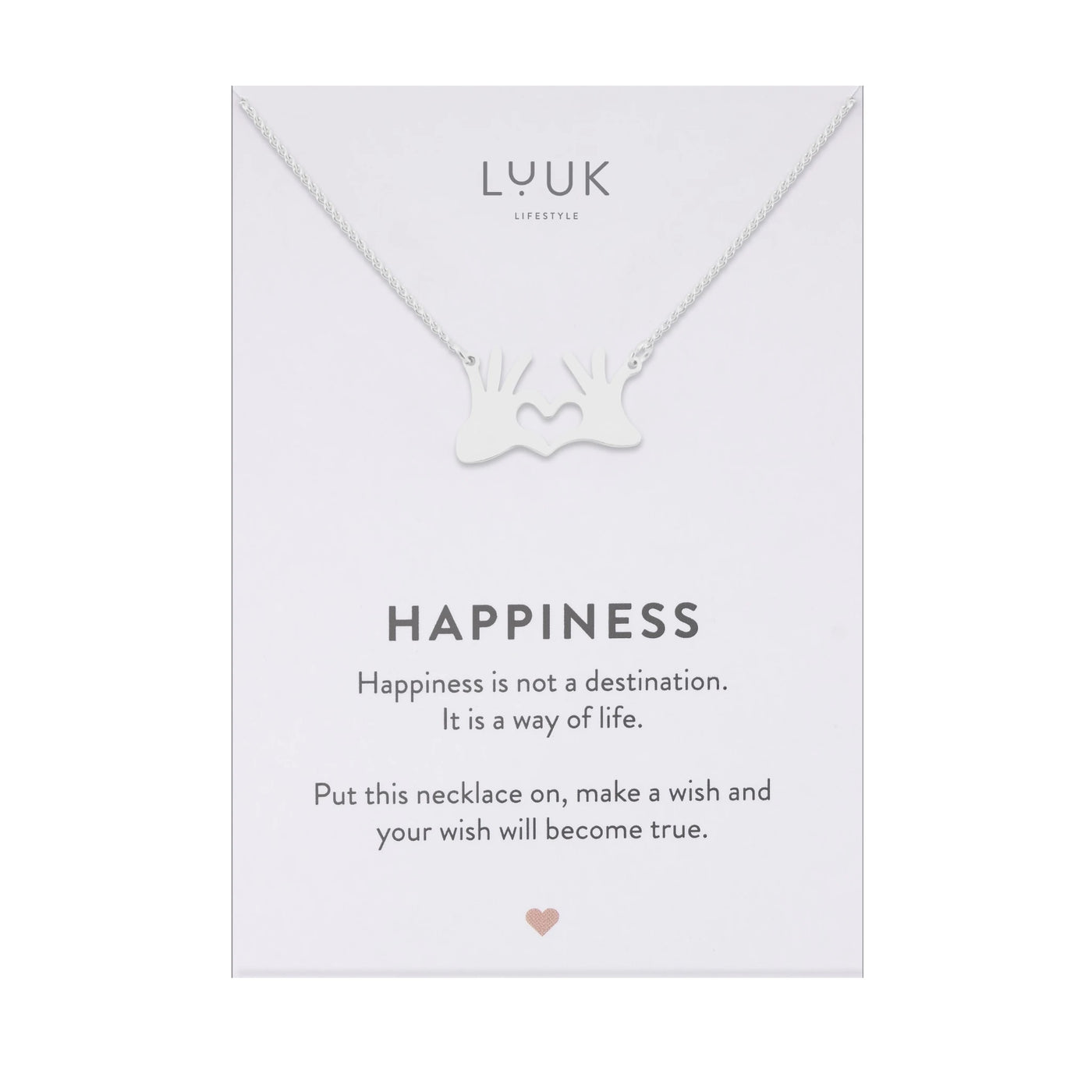 Kette mit Herz-Hände