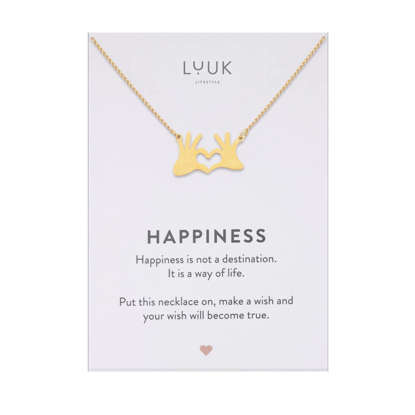 Kette mit Herz-Hände