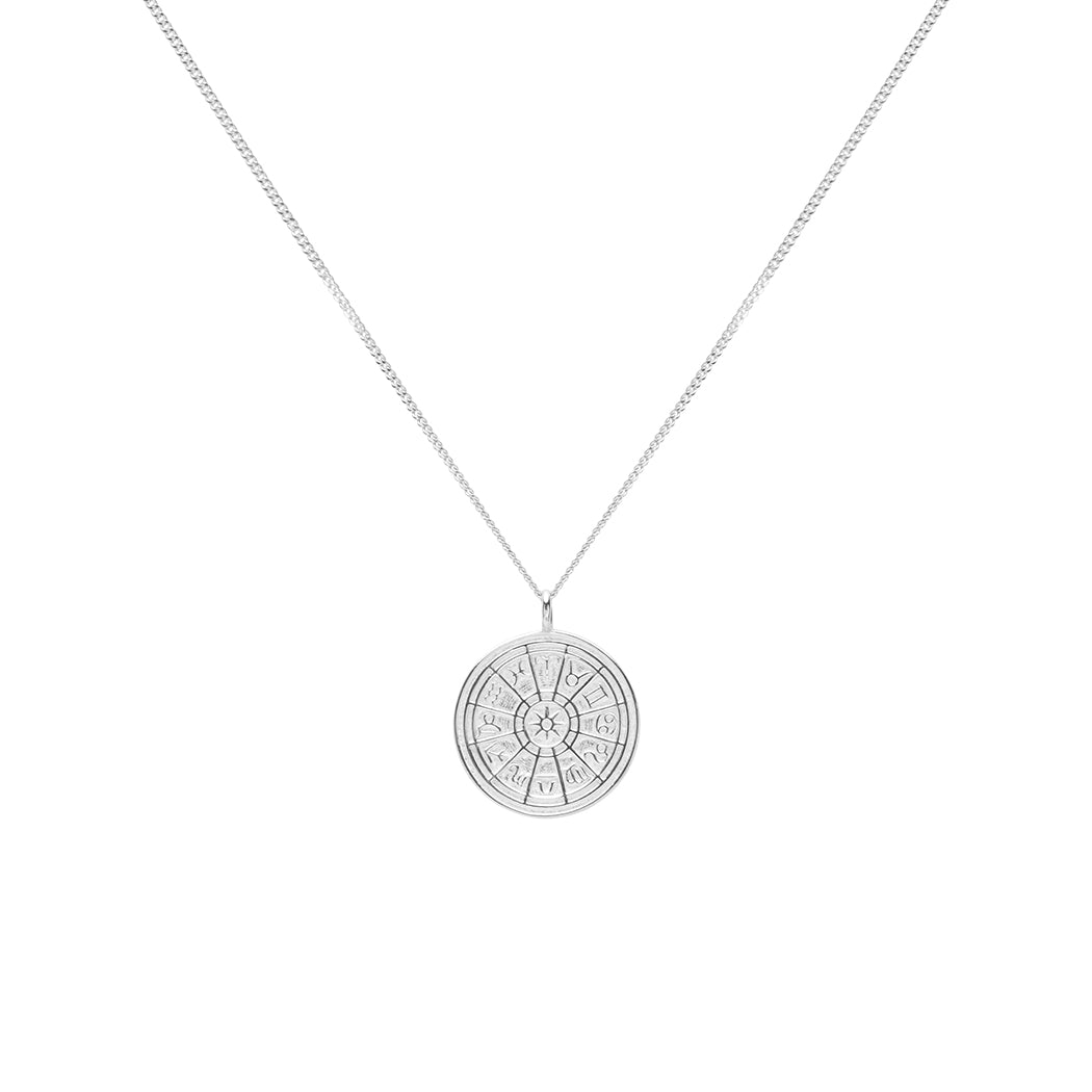 Zazil Silberkette mit detailliertem Anhänger aus 925 Sterling Silber