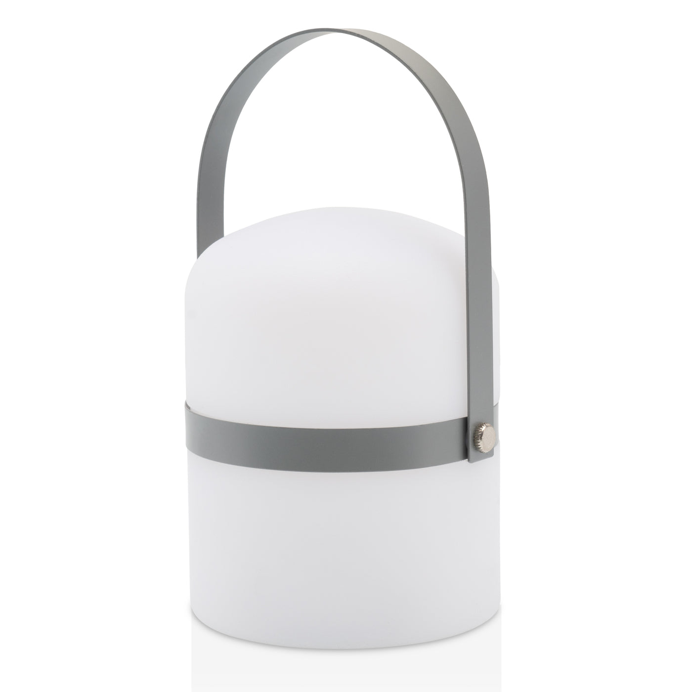 Mobile LED table lamp Sävar, grey matt (18,5 cm)