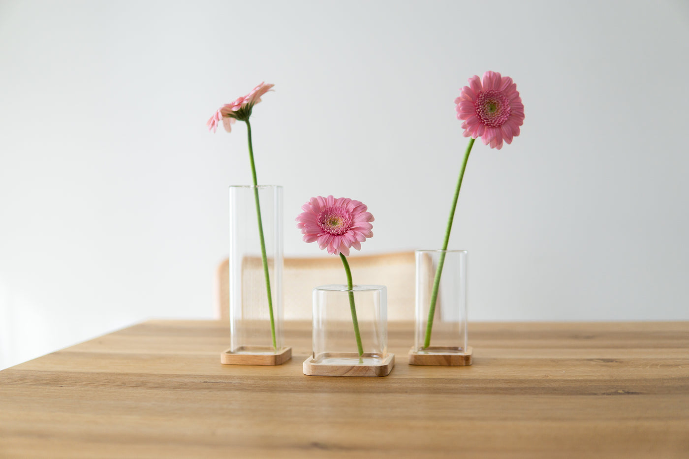 Cube Glasvasen, 3er Set