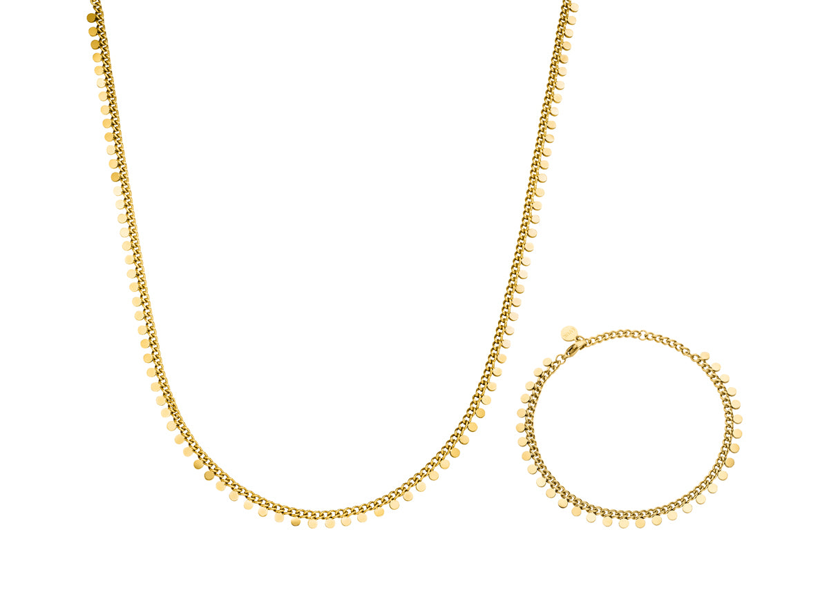 Coins Ketten-Armband Set