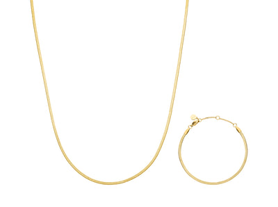 Schlangen Ketten-Armband Set