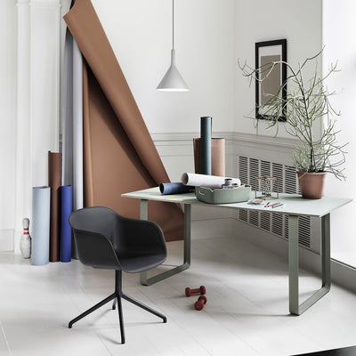 pendant lamp Goeteborg, grey matt