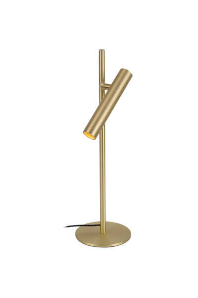 dimmbare designer schreibtischlampe aus gold als perfekte Leseleuchte oder modernes Leselicht