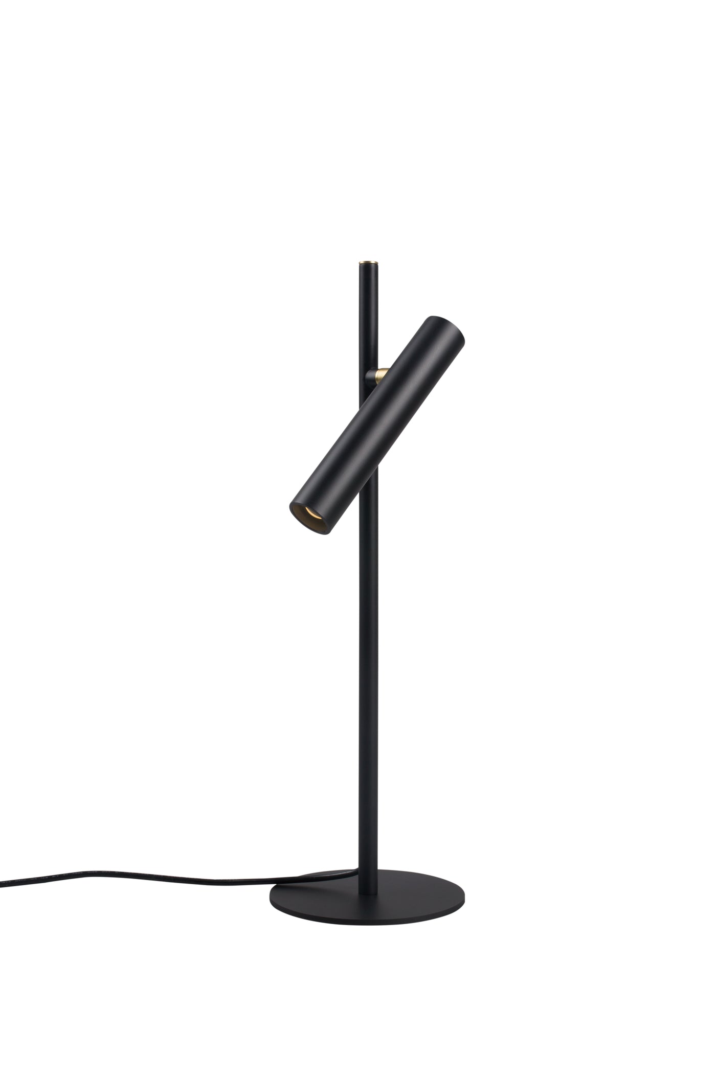 Elegante Designer Bürolampe in schwarz matt für den Schreibtisch